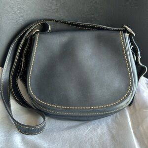 Coach glove tanned leather flap crossbody